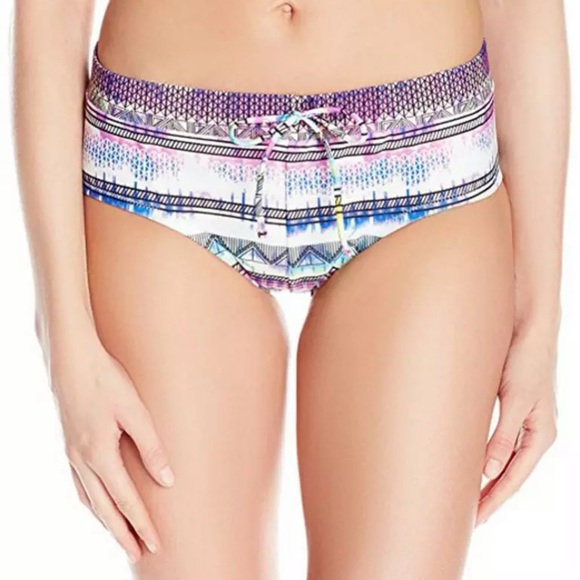 Jessica Simpson Limelight Tribal Bikini Bottom S16 - Picture 9 of 9